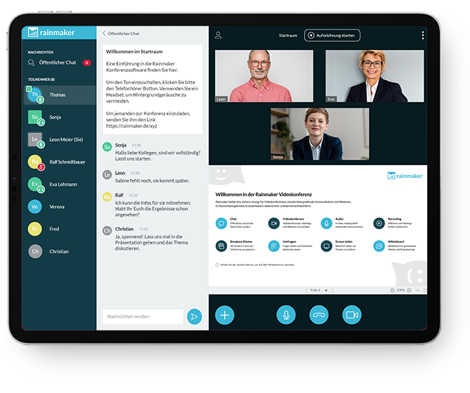 Rainmaker Module: Videokonferenzen Videokonferenzen
